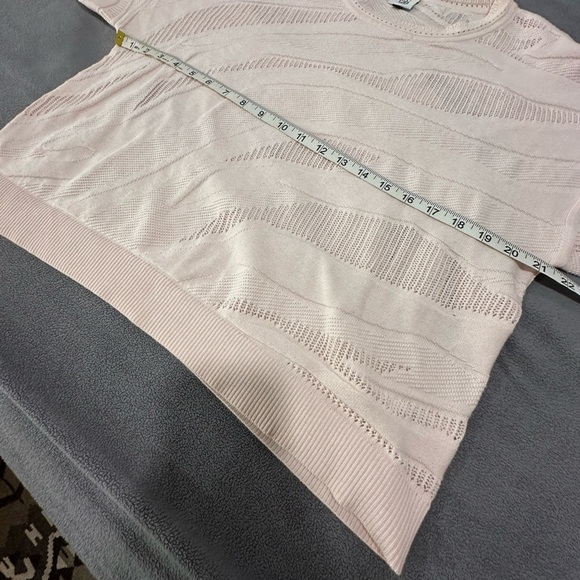 Cabi Women’s Baby pink boxy wide Oversized Flowy sleeves tunic sweater. Med. - Picture 6 of 13